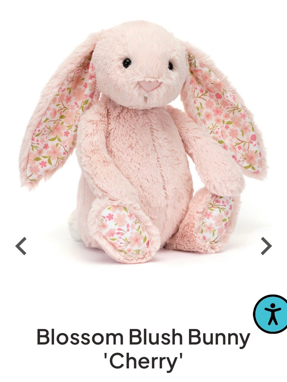 Jellycat Blossom Blush Bunny Cheery